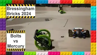 Bolts vs Mercury - Lego Robot Battle (Bressingham 2024 Sun S3B1)