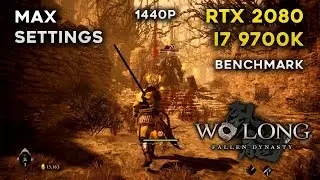 Wo Long : Fallen Dynasty Maxed out on RTX 2080 | Benchmark | 1440p