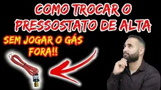 Como trocar o pressostato de alta da unidade condensadora.