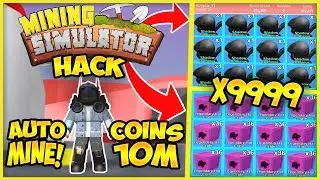 *INSANE* MINING SIMULATOR HACK [WORKS!] UNLIMITED LEGENDARY CRATES, AUTO FARM, FREE HATS, & MORE!
