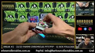Break #2 - 22/23 Panini Chronicles 12 Box (FULLCASE) PYT/PYP #soccerbreak #panini #paniniamerica
