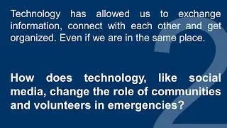 Panel IM: Social Media & Citizens Initiatives in Crisis response 2/6