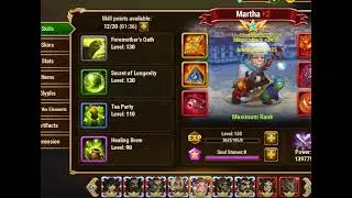 Max-out Martha's Red+2 Items  at Rarity Fair #HeroWars