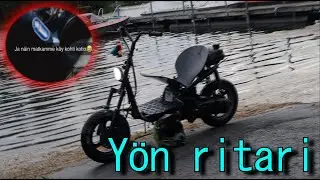 72cc yöritari. tuunausta ajoo ja poliisit