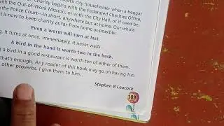 OLD PROVERBS MADE NEW_CLASS 8 _ IMPRESSIONS