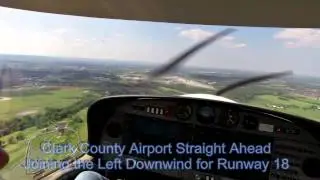 High Cross Wind Landing at Clark County KJVY.avi
