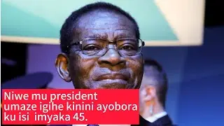 Dore  umugabo umaze imyaka 45 ayobora igihugu, menya Theodore mbasogo.