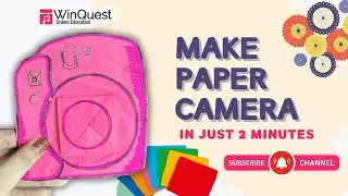 How to Make a Paper Camera | Fun DIY Craft for Kids | Winquest Online