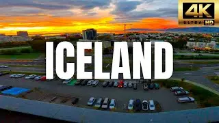 🇮🇸 Iceland Reykjavik View in 4K | Calm Skyline Ambience from the Hilton Hotel | Part 2