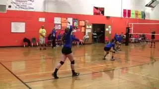 Springboro 8th Grade Volleyball vs  Beavercreek Black 100214