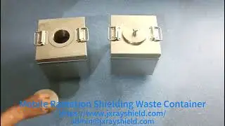 Mobile Radiation Shielding Waste Container