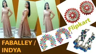 INDYA Shopping Haul | Beautiful Festive Outfits | Indya: Skirt & Crop Top Review