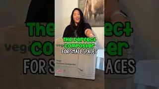 Vego Kitchen Composter Comment COMPOSTER to save 10%! #vegocomposter #composting #homehacks
