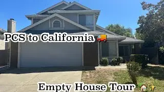 PCS Move to California | Military Relocation + Empty House Tour (Off-Base Housing)