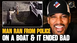 VIRAL ALERT : Suspect Steals Postal Van Then Runs From Police By Boat Before Deadly Shootout