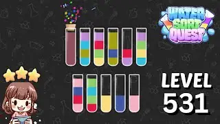 Water Sort Quest Level 531 Solution Walkthrough 🧪