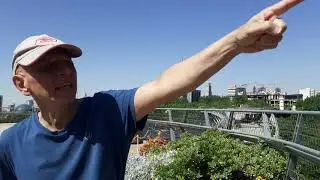 Four level foot bridge in Tehran