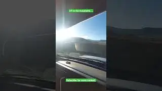 Driving to the Welsh mountains