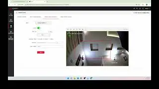 How to configure smart event region Entrance on hikvision camera (Arabic)