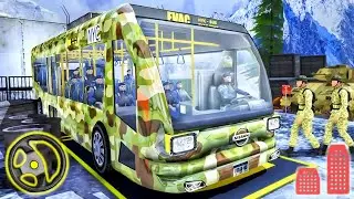 Army Bus Transporter Simulator 2020 - Offroad Bus Driving Game | Android Gameplay