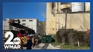 Fiery Explosion reported at Back River Waste Water Treatment Plant