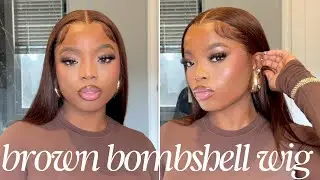 this is your sign to get a chocolate brown wig, install with widow's peak😍Toni Olaoye XAlipearl Hair