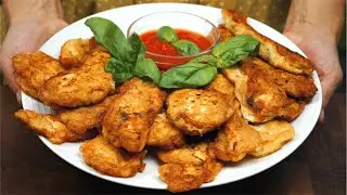 Chicken strips: how to make them crispy outside and tender inside | Crispy fried chicken recipe