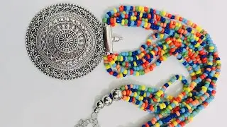 Silver Oxidised Jewellery Making Idea || How to make Oxidised Jewellery At Home