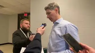 RMU HC Andrew Toole Speaks after 75-70 loss to Cleveland State in Horizon League Quarterfinals