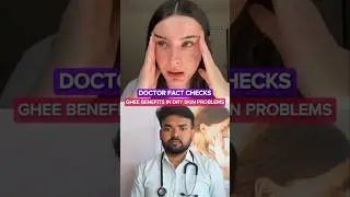 Dr Checks: Can Ghee Cure Dry Skin Problems ? #health #facts #ayurveda #shorts #food #doctorreacts