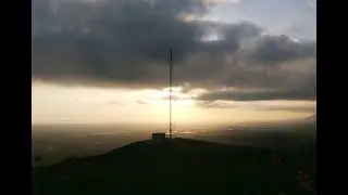 Night hike up to cross above George in Outeniqua mountains