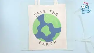How to make an Earth Tote Bag | Earth Day | Creative Station