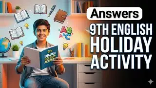 9th English Holiday Activity 🔥 | Easy & Creative Ideas | Class 9 Students #9thenglish 
