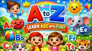 🥇 A to Z Alphabet Learning for Kids.             Capital and Small Letters !! @PlayfulPathway 