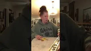 DIY barn star from a cereal box!