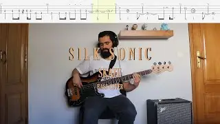 Bruno Mars, Anderson .Paak, Silk Sonic // Skate [Bass Cover + Tabs]