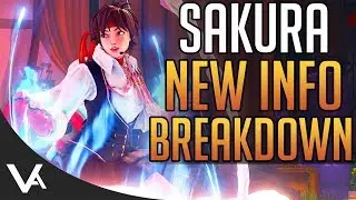 SFV - Sakura New Gameplay Breakdown! More Details & Potential For Street Fighter 5 Arcade Edition