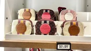 Coach outlet 🤩Mini Dempsey Camera Bag In Signature Jacquard With Coach Patch