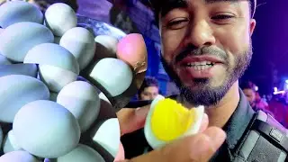 Eating Boiled Egg at Hokars Market Sylhet | Street Food Bangladesh