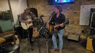 Kyle and Floyd at open mic May 31 2025