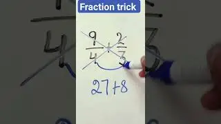 fraction trick #fraction #fractionshorttricks #fractiontricks #fraction #trendingshorts #shorts
