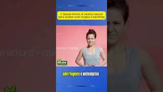 🌿 Sa&uacute;de &Iacute;ntima: A receita natural para acabar com fungos e bact&eacute;rias #saude #saudenatural #shorts