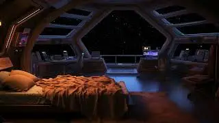 Space Hacker's Outpost - Space Noise Ambience for Sleep - Relaxing Sounds of Space Flight - 10 Hours