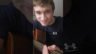 Playing my Cello-Tuned Guitar | Day 3 #guitar #original #melody #shorts #viral