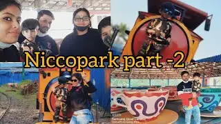 Niccopark a giye part  -2  #toytrainride#waterchute #kolkatatour#bengalivlog
