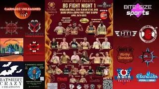 Combate MVP | BG Fight Night 1 | Full Fight Card | Amateur MMA