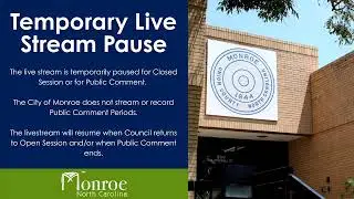 City Council Regular Meeting of February 10, 2026 | City of Monroe, NC