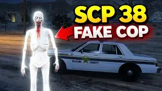 Страшный SCP-фальшивый полицейский захватывает мой сервер для ролевой игры GTA 5 на FiveM!