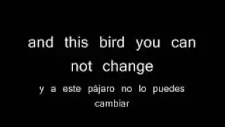 Free bird - Lynyrd Skynyrd. Traducida al espa&ntilde;ol