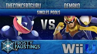 FFIX Smash 4 SINGLES POOLS - TheConcertGuru (Greninja) vs Demako (Captain Falcon)